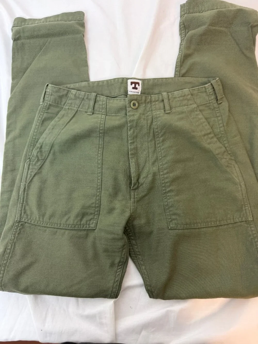 Men's Tellason Olive Fatigue Pants